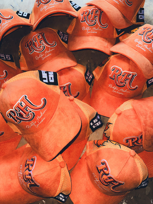 PSYCHO STARZ TRUCKER HAT - ORANGE