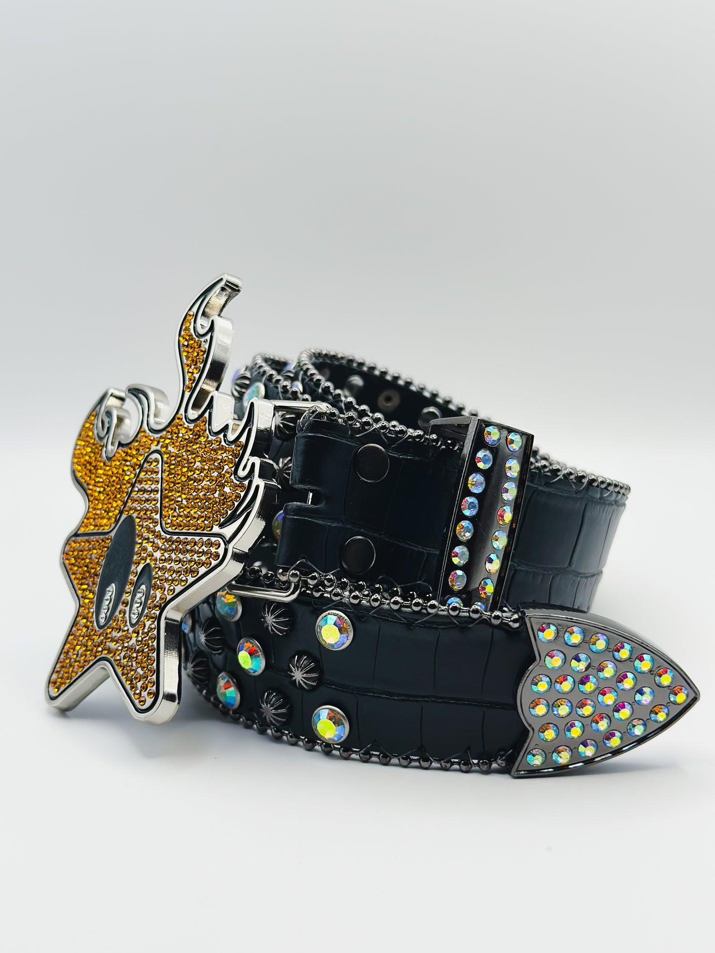 PSYCHO STAR BELT (Rainbow black)
