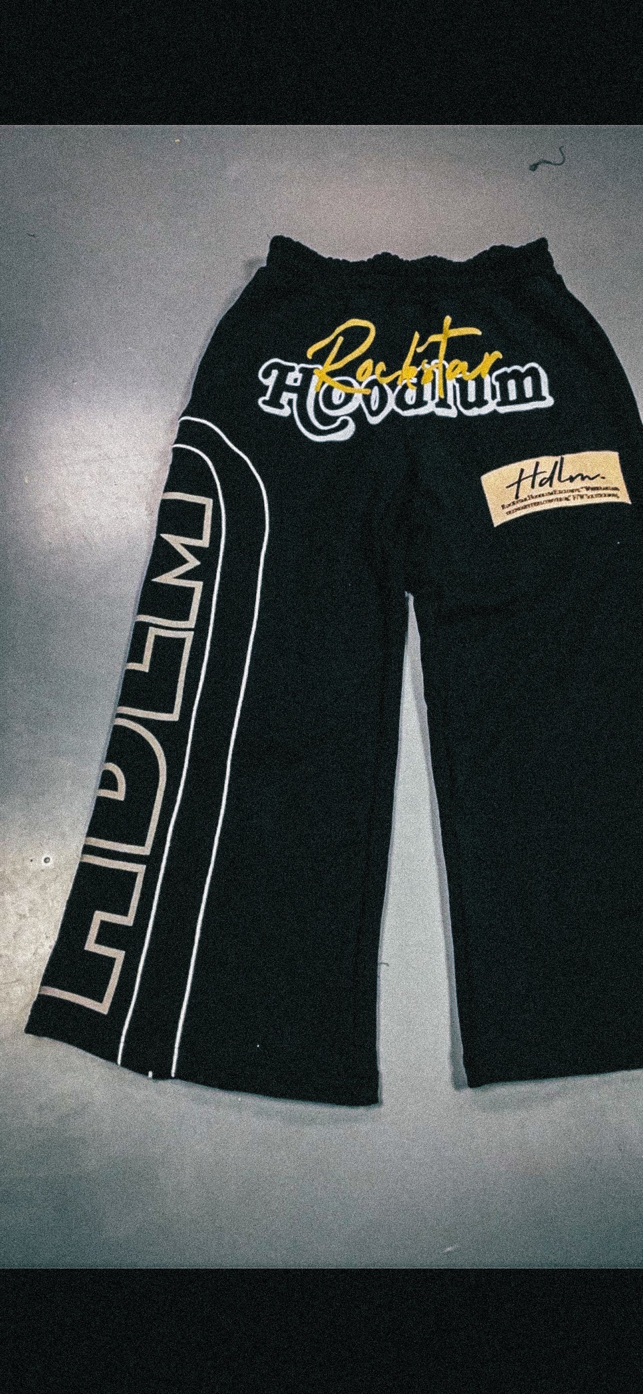 “HDLM” Wide leg Sweatpants