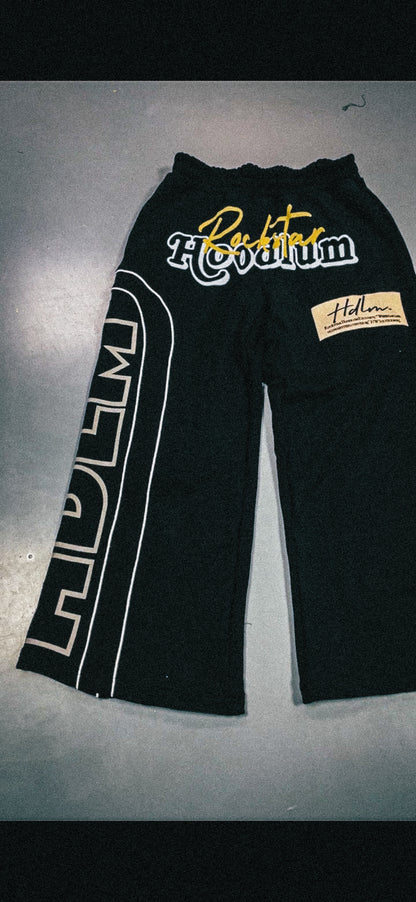 “HDLM” Wide leg Sweatpants