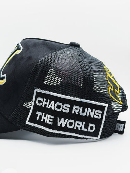 Psycho Star Trucker Hat (Black/Pink)