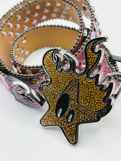 PSYCHO STAR BELT (Pink)