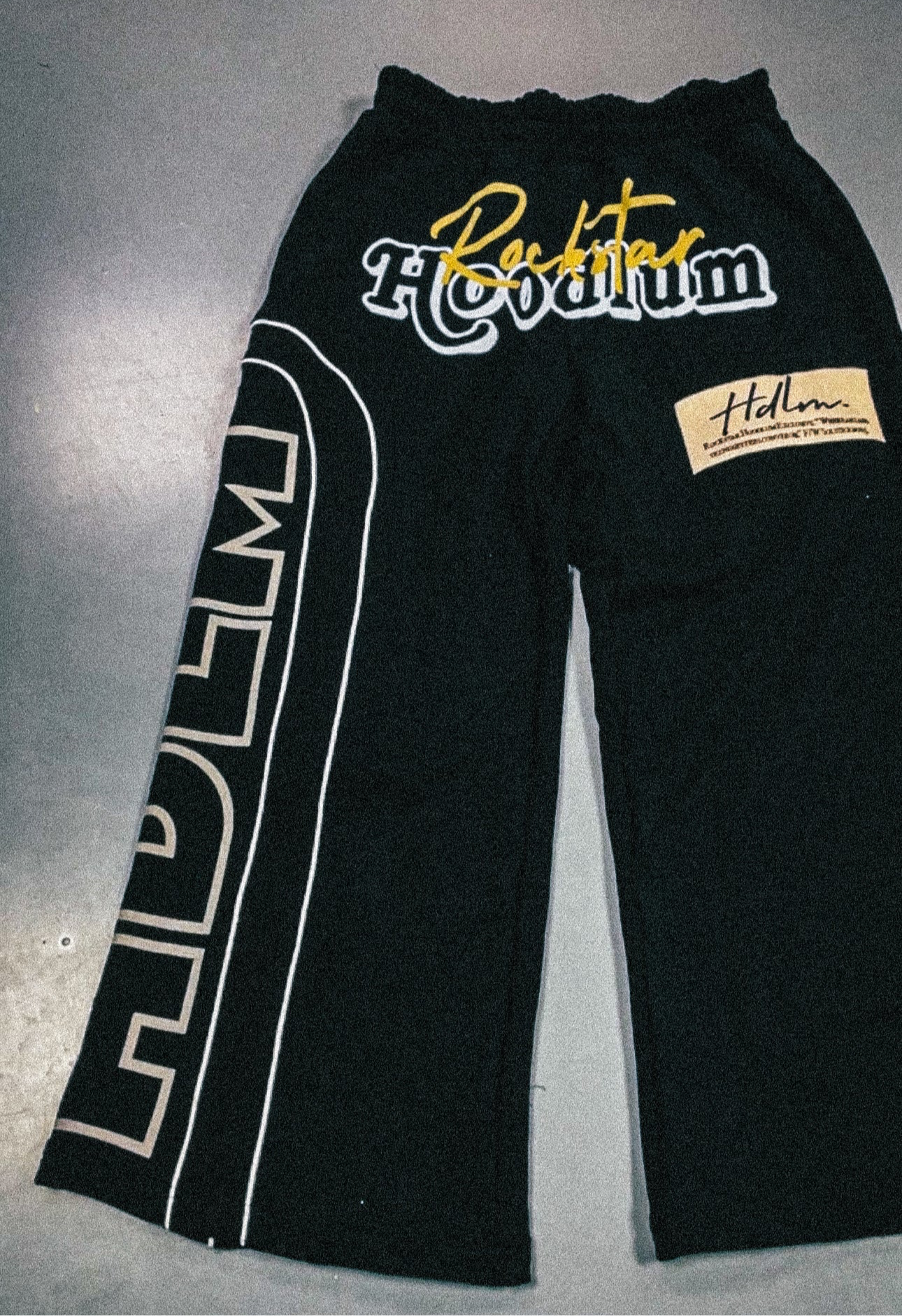 “HDLM” Wide leg Sweatpants