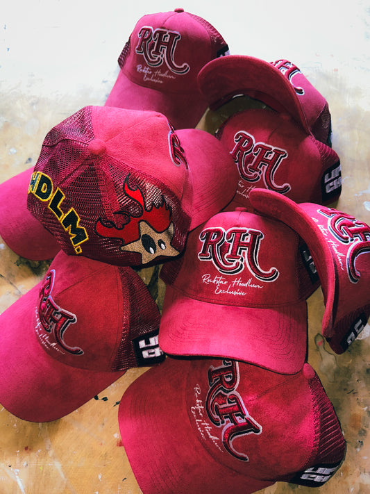 PSYCHO STARZ TRUCKER HAT - RED