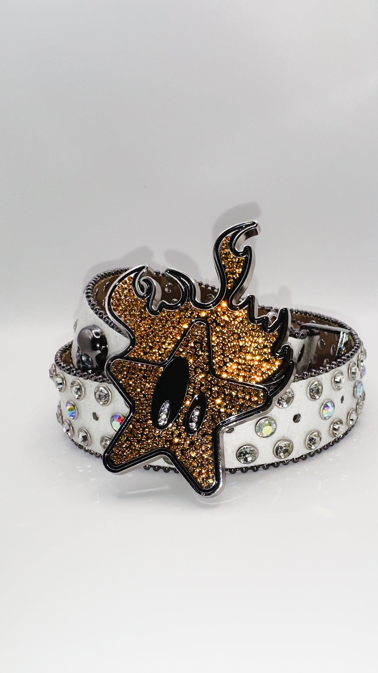 PSYCHO STAR BELT (White)