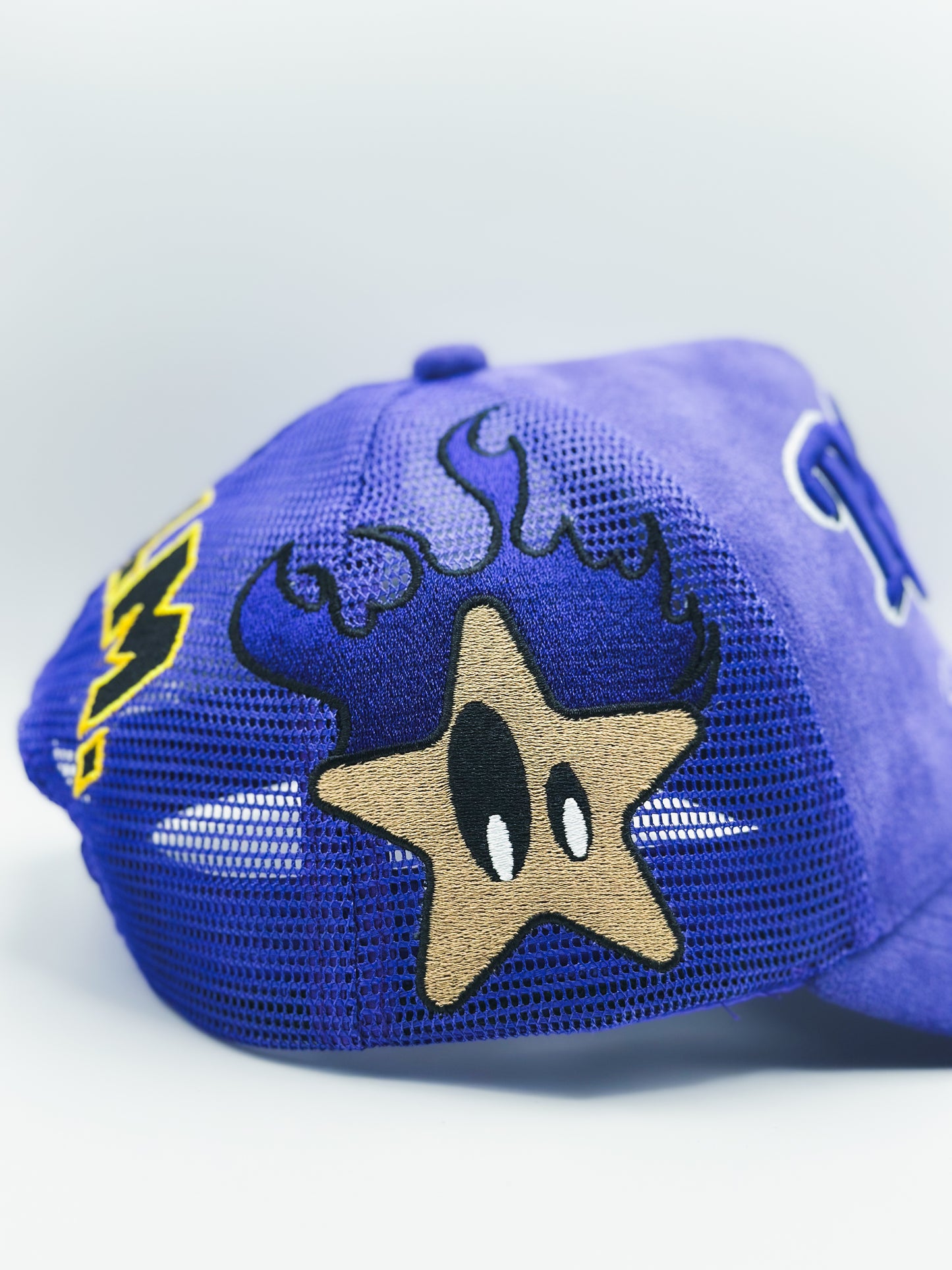 Psycho Star Trucker Hat ( Purple)