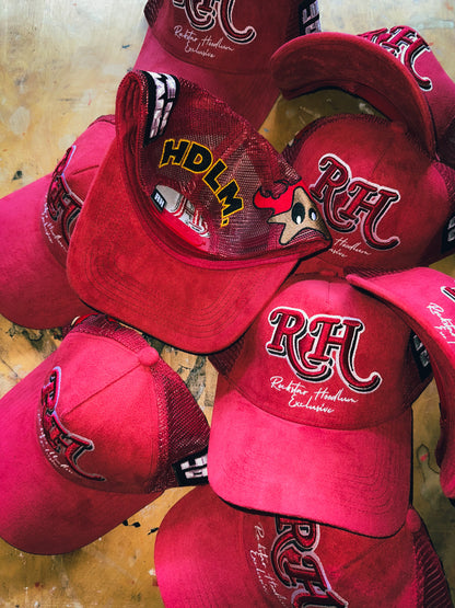 PSYCHO STARZ TRUCKER HAT - RED