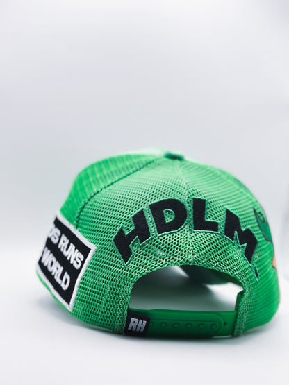 Psycho Star Trucker Hat (Green)