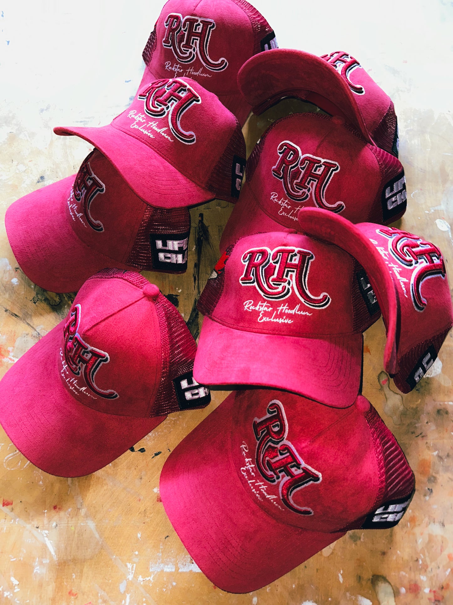 PSYCHO STARZ TRUCKER HAT - RED