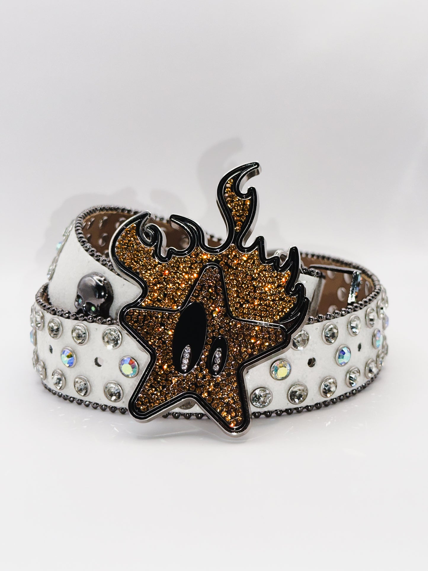PSYCHO STAR BELT (White)