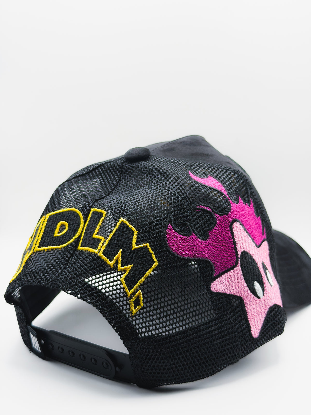 Psycho Star Trucker Hat (Black/Pink)