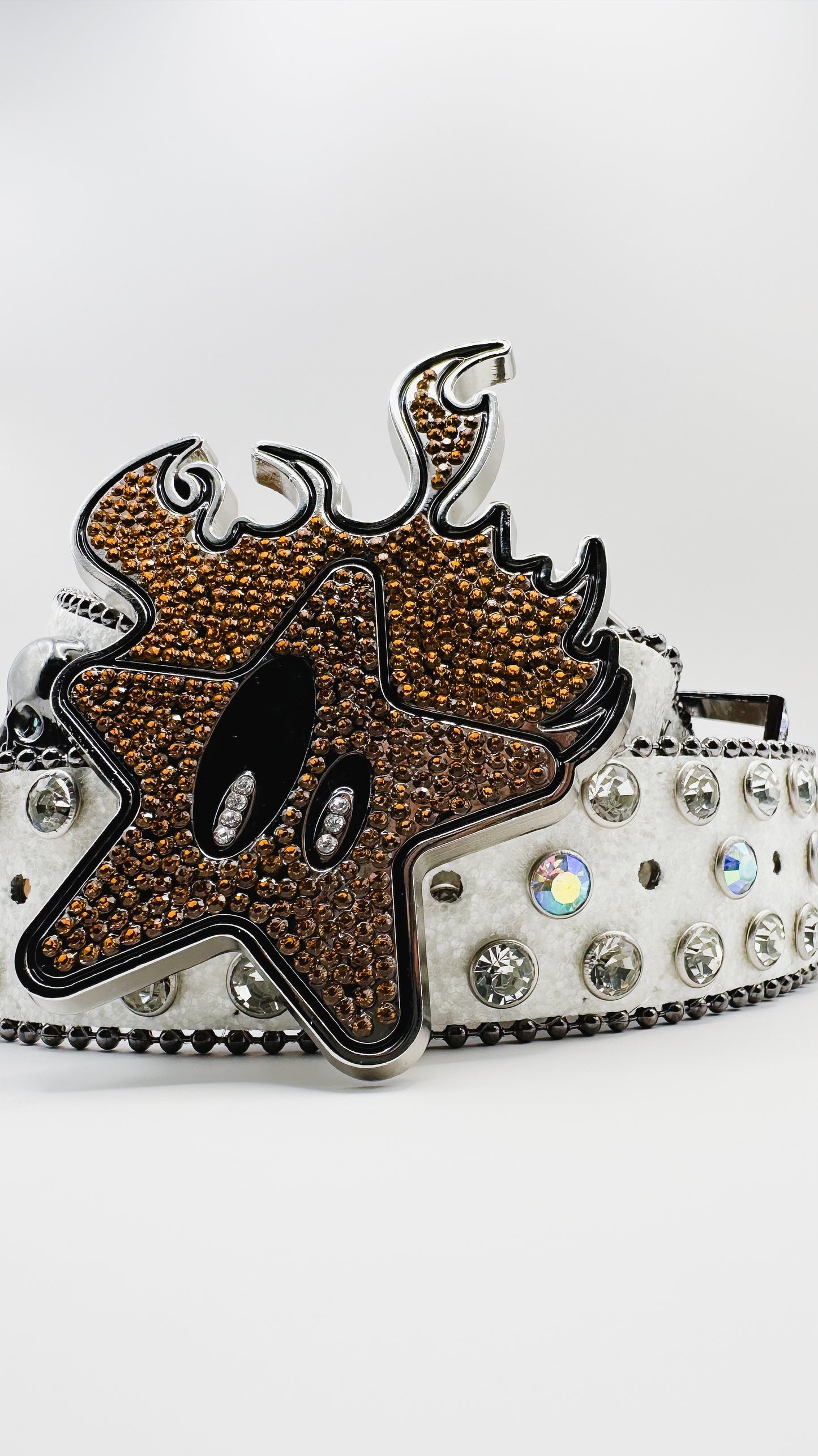 PSYCHO STAR BELT (White)