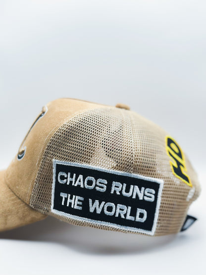 Psycho Star Trucker Hat (Cream)