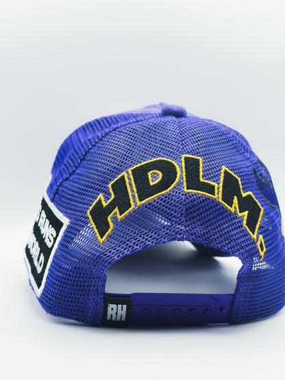 Psycho Star Trucker Hat ( Purple)
