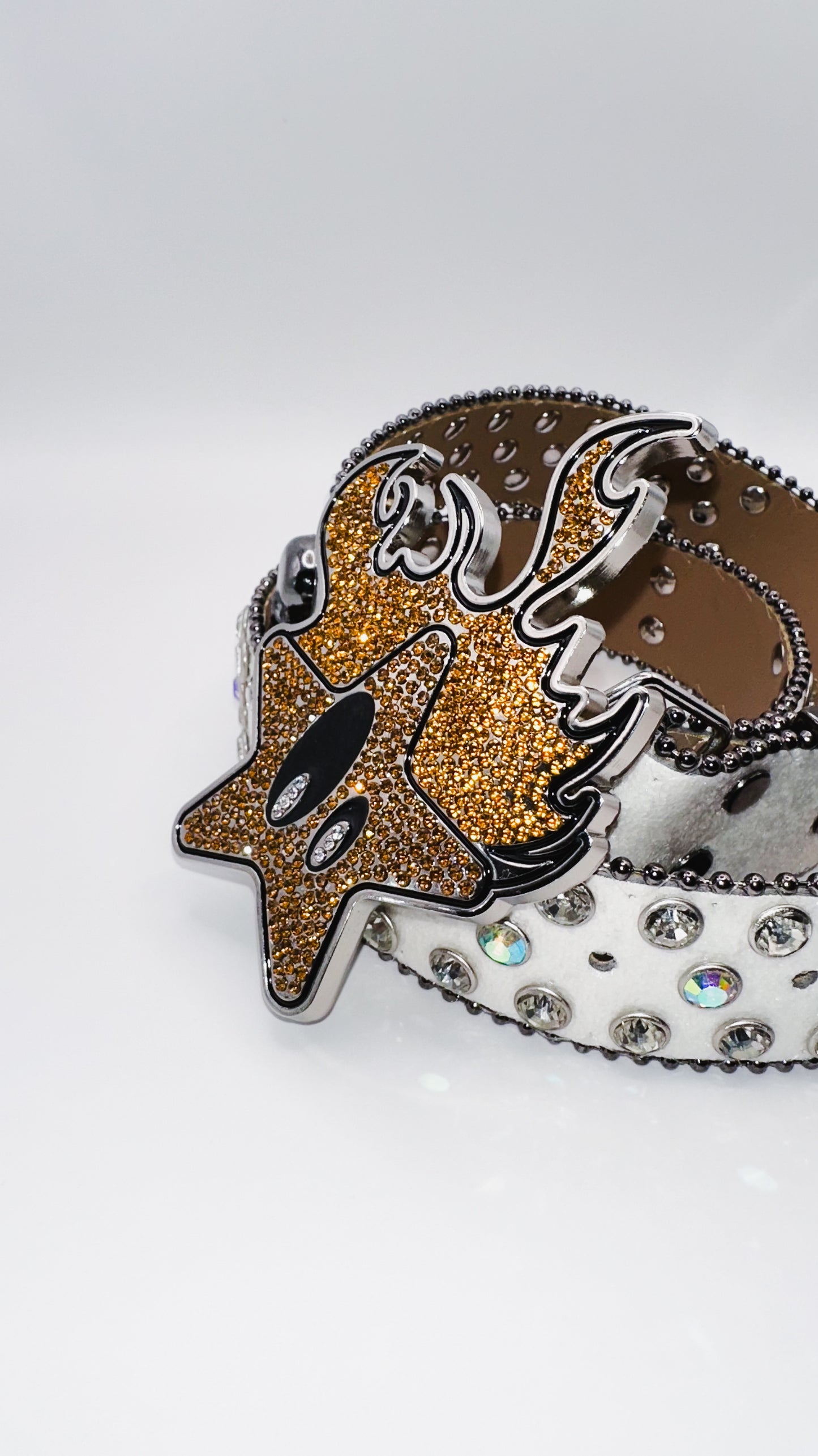 PSYCHO STAR BELT (White)