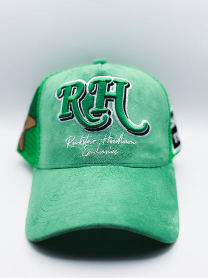 Psycho Star Trucker Hat (Green)