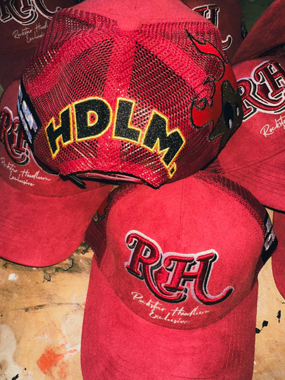 PSYCHO STARZ TRUCKER HAT - RED