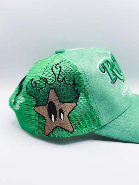 Psycho Star Trucker Hat (Green)