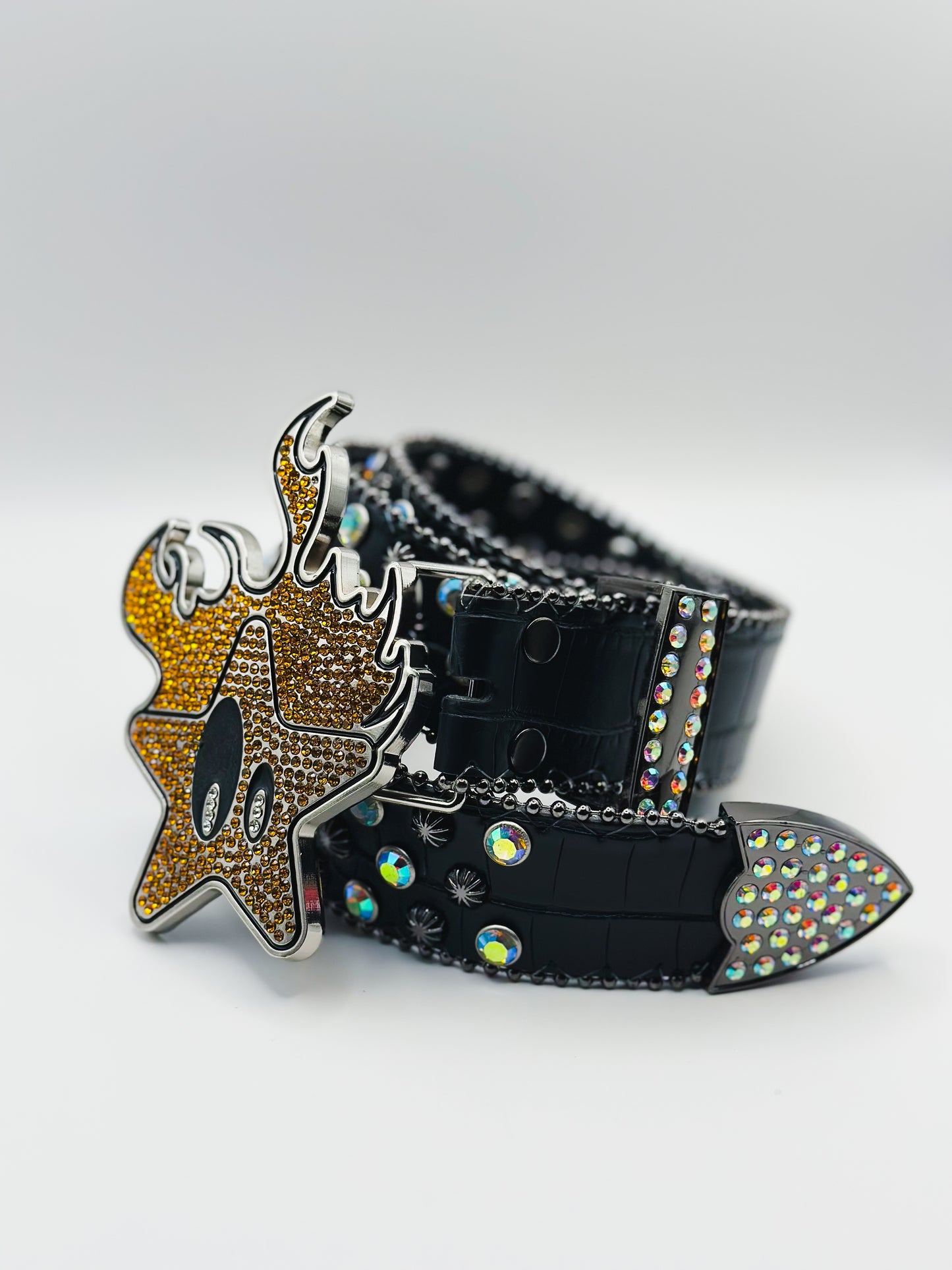 PSYCHO STAR BELT (Rainbow black)