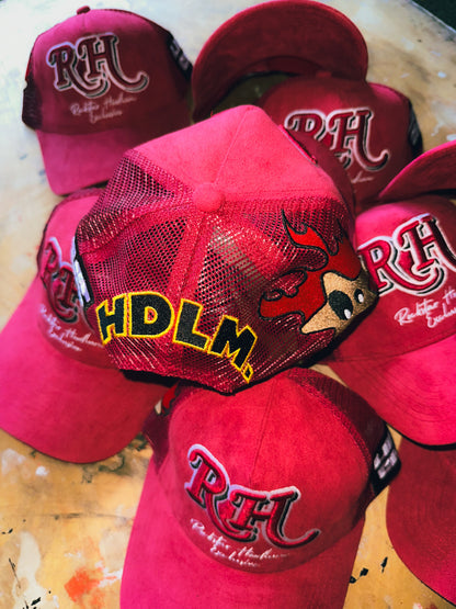PSYCHO STARZ TRUCKER HAT - RED