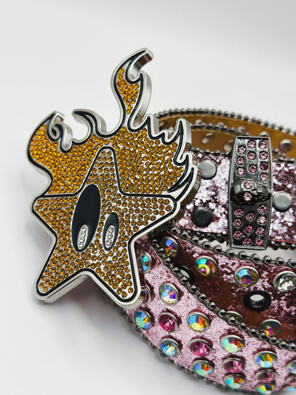 PSYCHO STAR BELT (Pink)